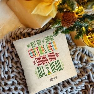 Buddy the Elf Christmas pillow cover